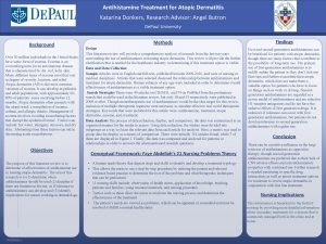 Antihistamine Treatment for Atopic Dermatitis Katarina Donkers Research