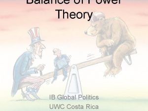 Ib global politics theories