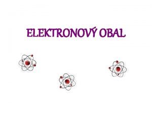 ELEKTRONOV OBAL Dopl vhodn slova pokud to nejde