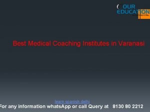 Top 10 medical coaching in varanasi