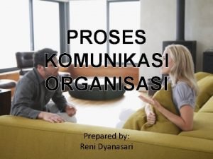 PROSES KOMUNIKASI ORGANISASI Prepared by Reni Dyanasari KOMUNIKASI