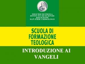 INTRODUZIONE AI VANGELI Cap I I reperti I