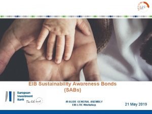 Sustainability awareness bond