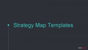 Strategy map templates