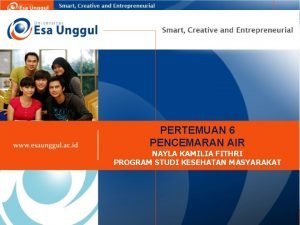 PERTEMUAN 6 PENCEMARAN AIR NAYLA KAMILIA FITHRI PROGRAM