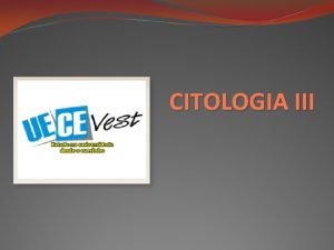 CITOLOGIA III Ncleo e Cromossomos Ncleo e Cromossomos