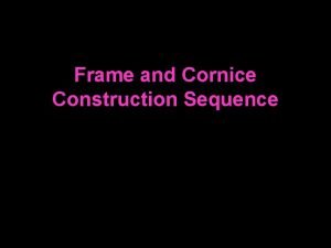 Sequence frame