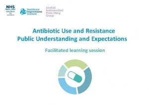 Antibiotic Use and Resistance Public Understanding and Expectations