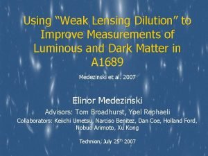 Using Weak Lensing Dilution to Improve Measurements of