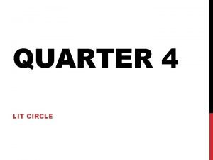 QUARTER 4 LIT CIRCLE THE ROOFTOP BY PAUL