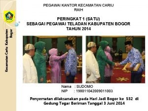 Kantor kecamatan cariu