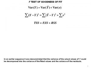 F test statistic formula