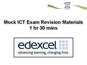 Ict mock exam