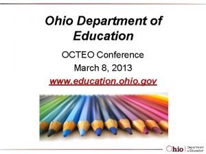 Ohio department of education science standards