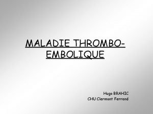 Hugo brahic Hugo brahic