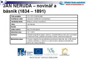 JAN NERUDA novin a bsnk 1834 1891 slo