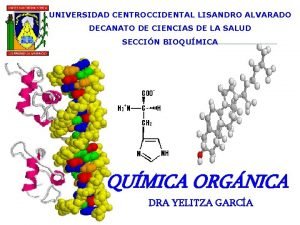 UNIVERSIDAD CENTROCCIDENTAL LISANDRO ALVARADO DECANATO DE CIENCIAS DE