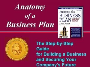 Anatomy of a Business Plan The StepbyStep Guide