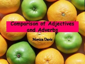 Irregular adjectives comparative and superlative