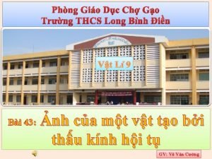 Phng Gio Dc Ch Go Trng THCS Long