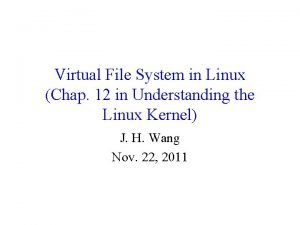 Pathname lookup in linux's virtual filesystem