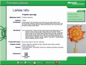 Laikas ratu Projekto apvalga Mokymosi sritis Amius Udaviniai