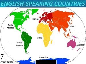 ENGLISHSPEAKING COUNTRIES pptcloud ru The largest country is