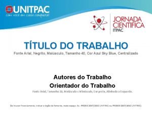 Trabalho opcional fonte arial