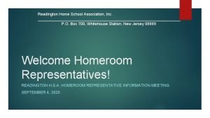 Readington Home School Association Inc P O Box