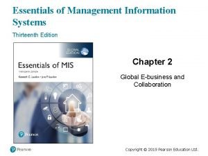 Essentials of management information systems