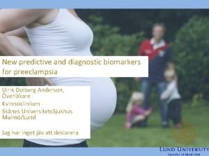 New predictive and diagnostic biomarkers for preeclampsia Ulrik