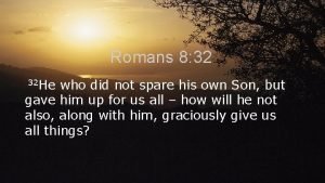 Roman 8:32