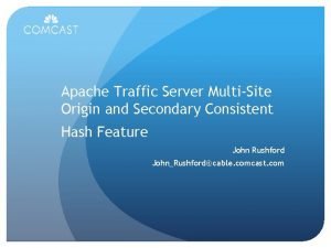 Apache traffic server Apache traffic server