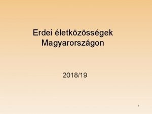 Erdei letkzssgek Magyarorszgon 201819 1 Elsz AZ ERD
