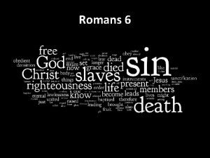 Romans 6:1-10