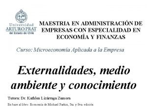 MAESTRIA EN ADMINISTRACIN DE EMPRESAS CON ESPECIALIDAD EN