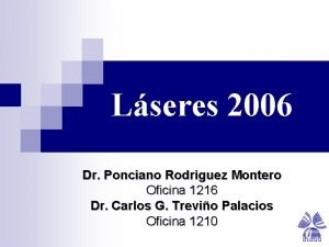 Lseres 2006 Dr Ponciano Rodriguez Montero Oficina 1216