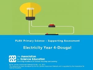 PLAN Primary Science Supporting Assessment Electricity Year 4