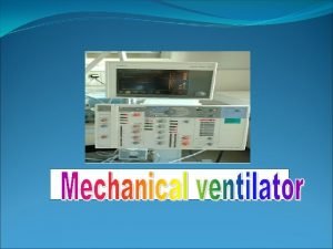 Modes of mechanical ventilation