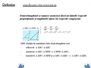 Triunghiurile abc si amn au aceeasi mediana ad iar m