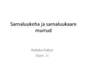 Rebeka gabor