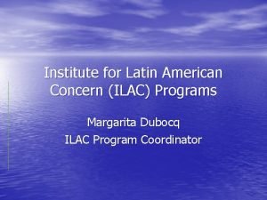 Ilac creighton