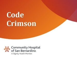 Code crimson in hospital