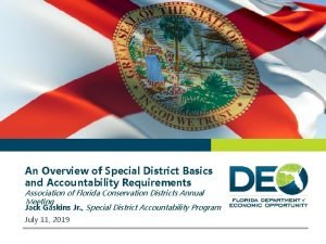 Florida special district handbook