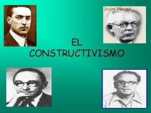 Autores del constructivismo