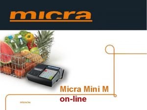Micra Mini M online 77 mm 195 mm