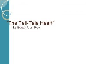 The tell tale heart round character