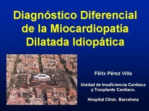 Miocardiopatia dilatada etiologia