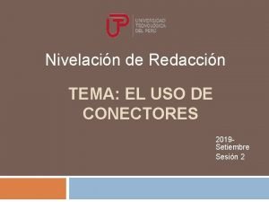 Que son los conectores ejemplos