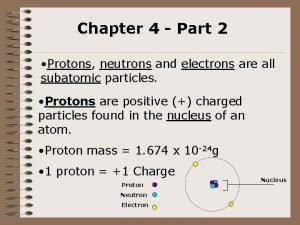 Charge on proton Charge on proton